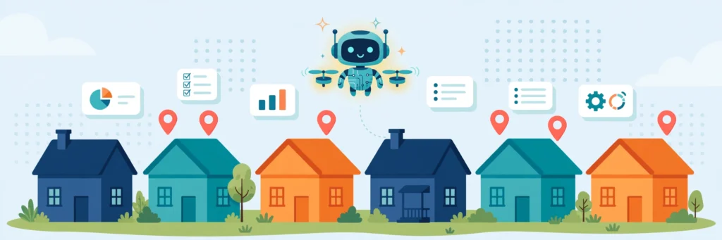 Illustration for a 974-HOA directory built with an AI agent